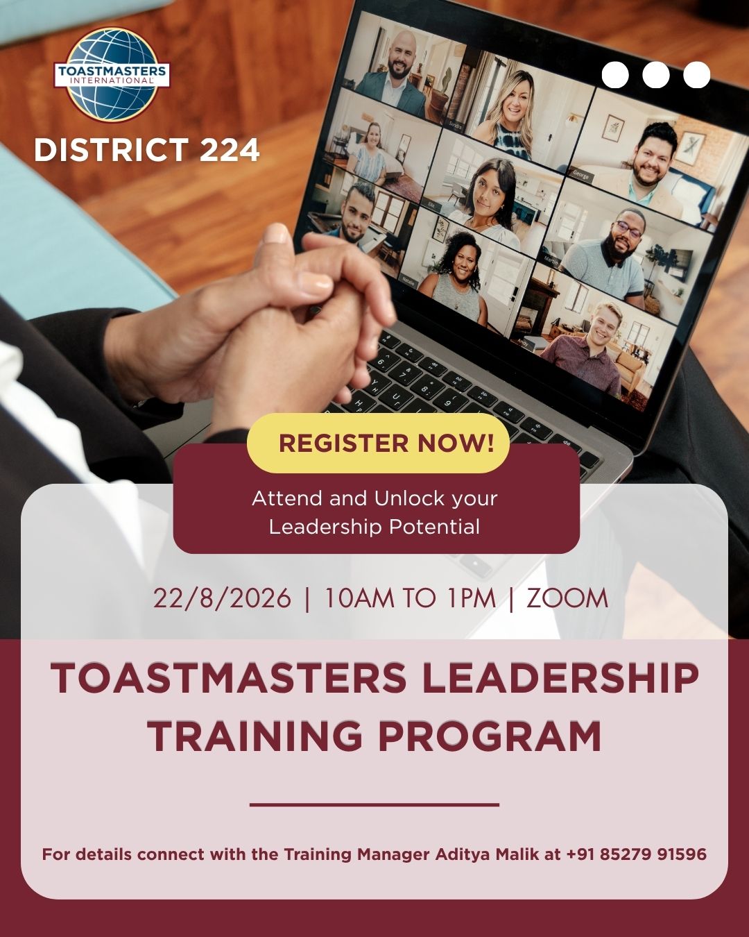 Toastmasters Leadership Training Program — District 224